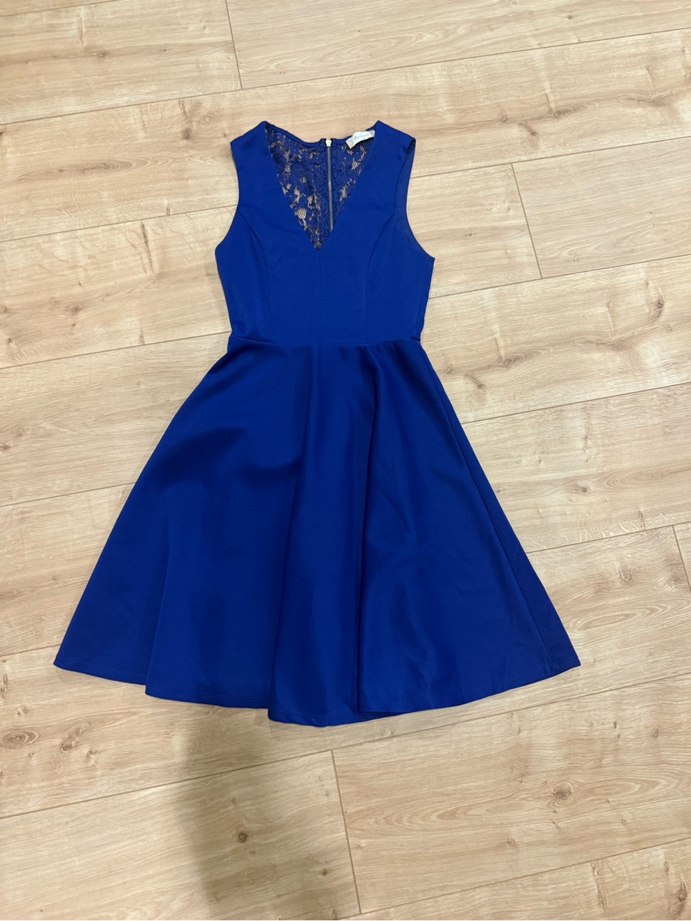 Altar'd State Royal Blue Lace Detail Dress